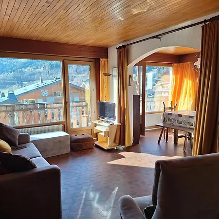 Apartamento T2 Avec Cheminée, Balcon Et Parking Aux Gets - Fr-1-573-145